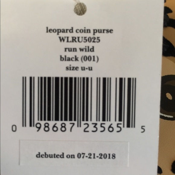 Kate Spade Embellished Leopard Coin Run Wild Purse - Picture 7 of 7